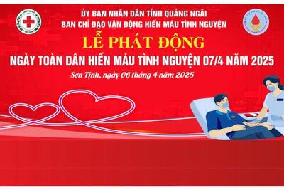 HƯỞNG ỨNG LỄ PHÁT ĐỘNG NGÀY TOÀN DÂN HIẾN MÁU TÌNH NGUYỆN 7/4